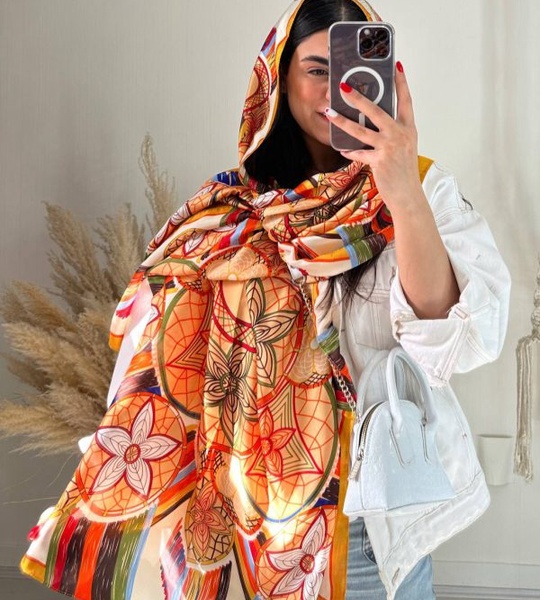 شال حریر کد ۵