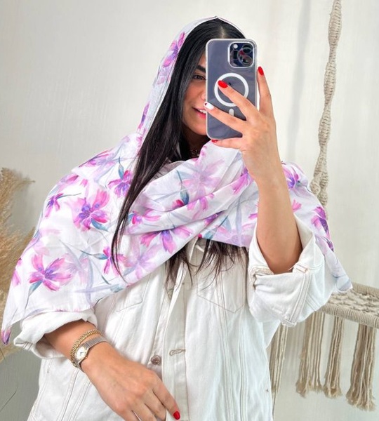 شال حریر کد ۴